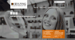 Desktop Screenshot of kolping-hamm.de